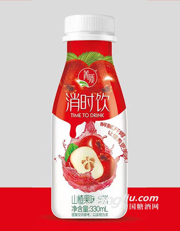 菁质消时饮山楂果味饮料330ml