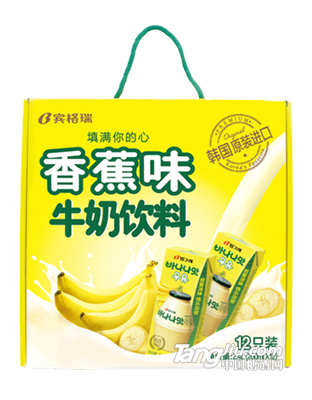 宾格瑞-香蕉牛奶饮料-200ml