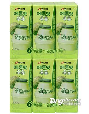 宾格瑞 哈密瓜牛奶-200ml