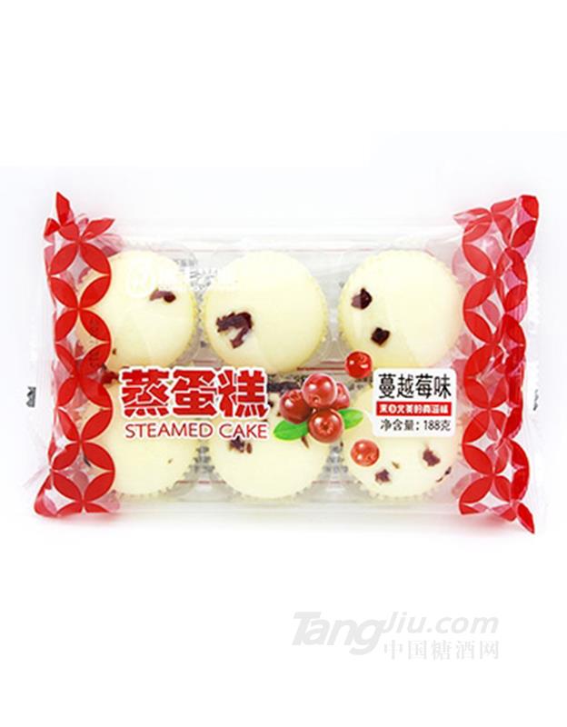 瑞丰兴业蒸蛋糕蔓越莓味188g