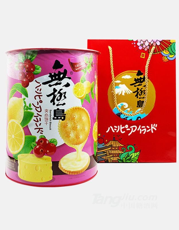 无极岛夹心饼干罐装648g