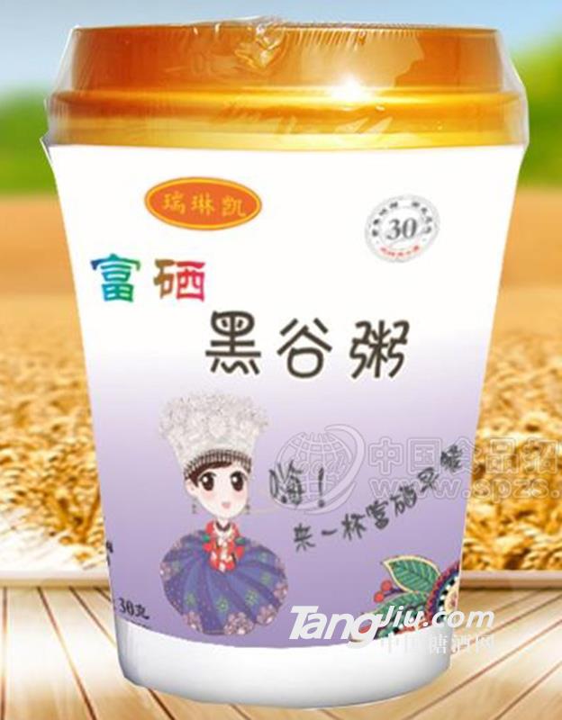 瑞琳凯富硒黑谷粥方便粥方便食品早餐粥30g