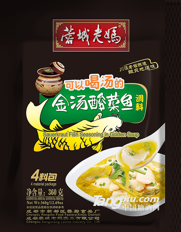 金汤酸菜鱼360g