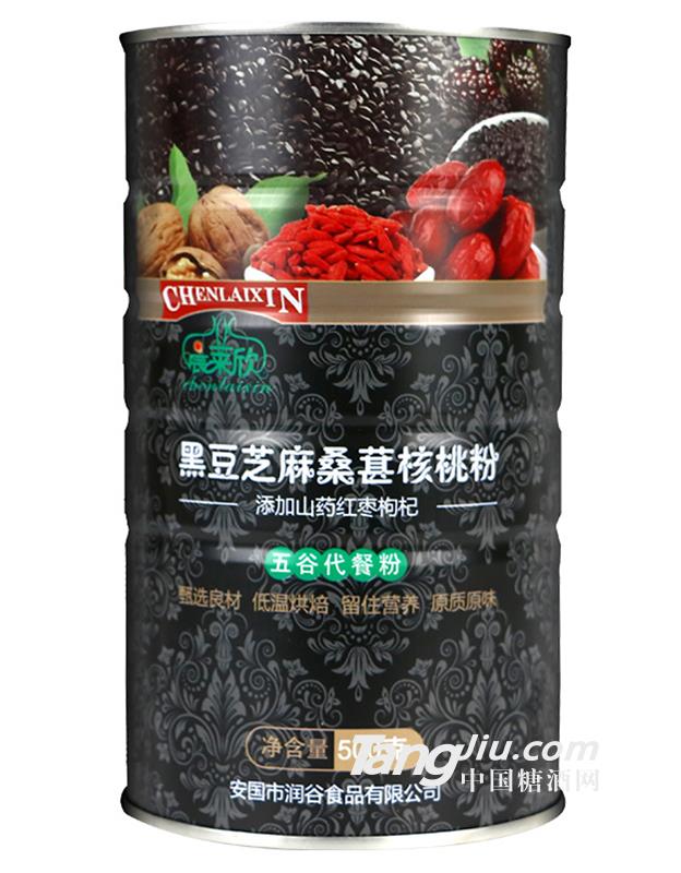 晨莱欣黑豆芝麻桑葚核桃粉-600g