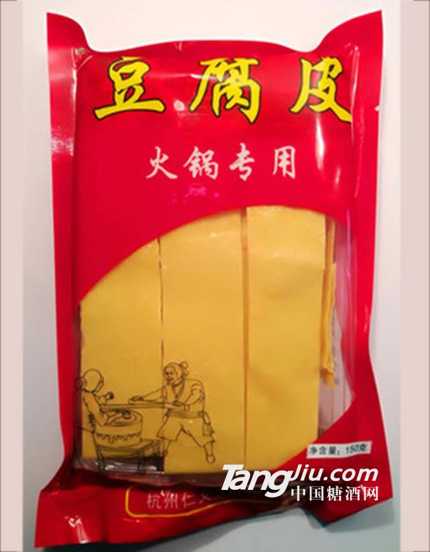 杭州特产厚豆腐衣 火锅食材 油豆皮豆油皮-150g