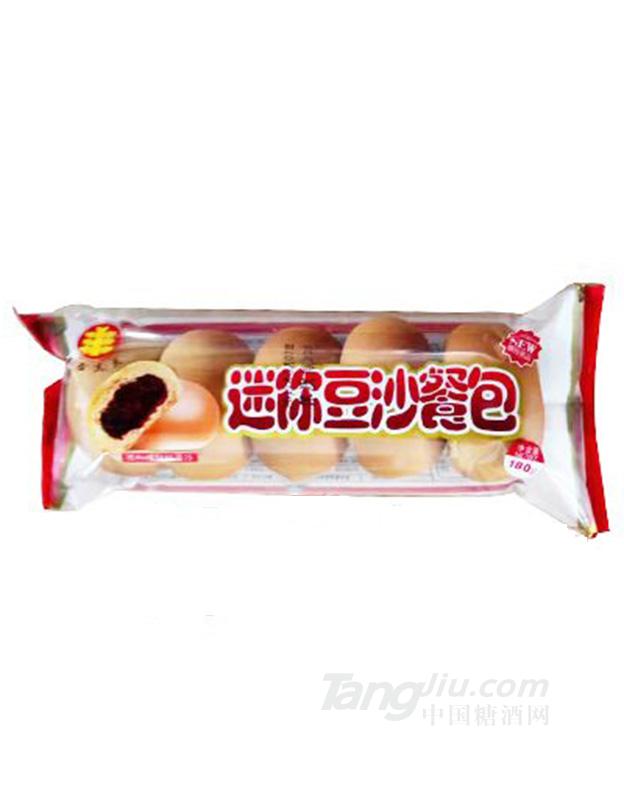好麦迷你豆沙餐包180g