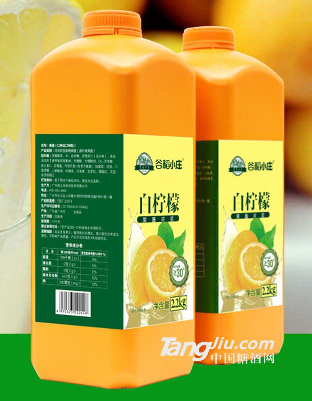 浓缩柠檬汁冲调果汁原浆2.2kg