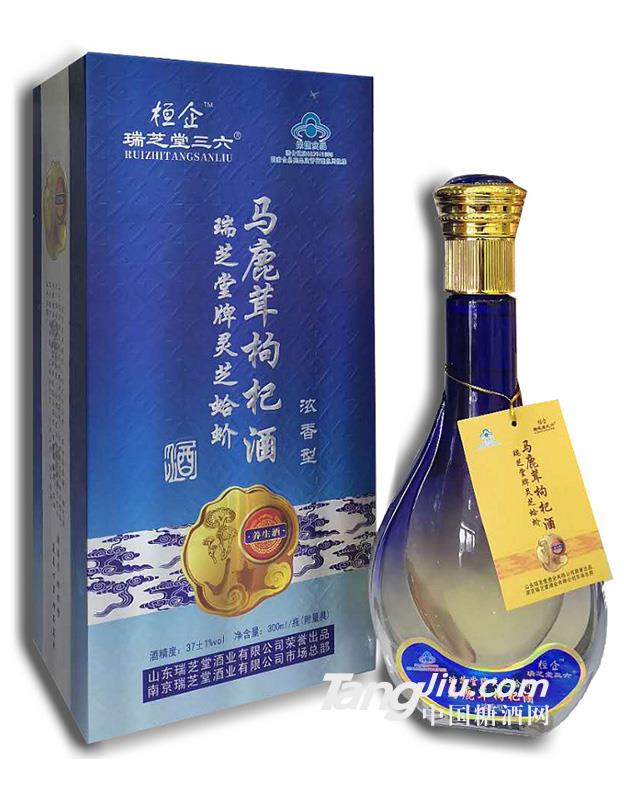 瑞芝堂牌灵芝蛤蚧马鹿茸枸杞酒（浓香型）-300ml