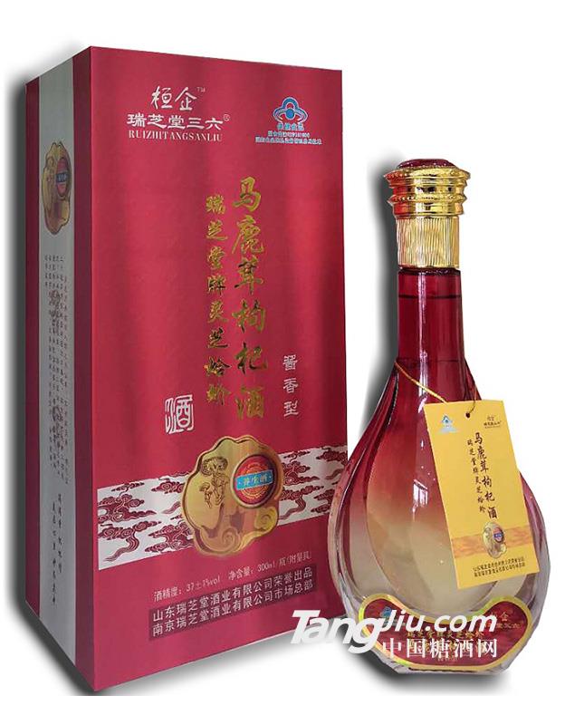 瑞芝堂牌灵芝蛤蚧马鹿茸枸杞酒（酱香型）-300ml