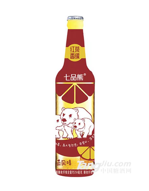 七品熊红茶香缤500ml