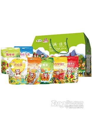中粮福小满 福满·佳节坚果礼盒600g