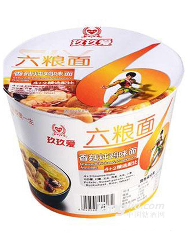 玖玖爱香菇炖鸡味六粮面