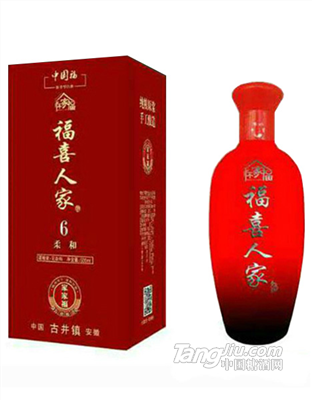 福喜人家酒柔和6家家福（红）500ml