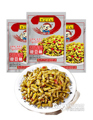 李记泡菜五香嘴脆豆角55gx15袋