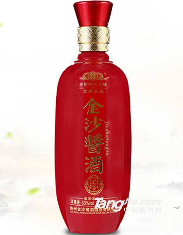 贵州金沙酱酒粮食酒红金酱香型白酒53度500ml
