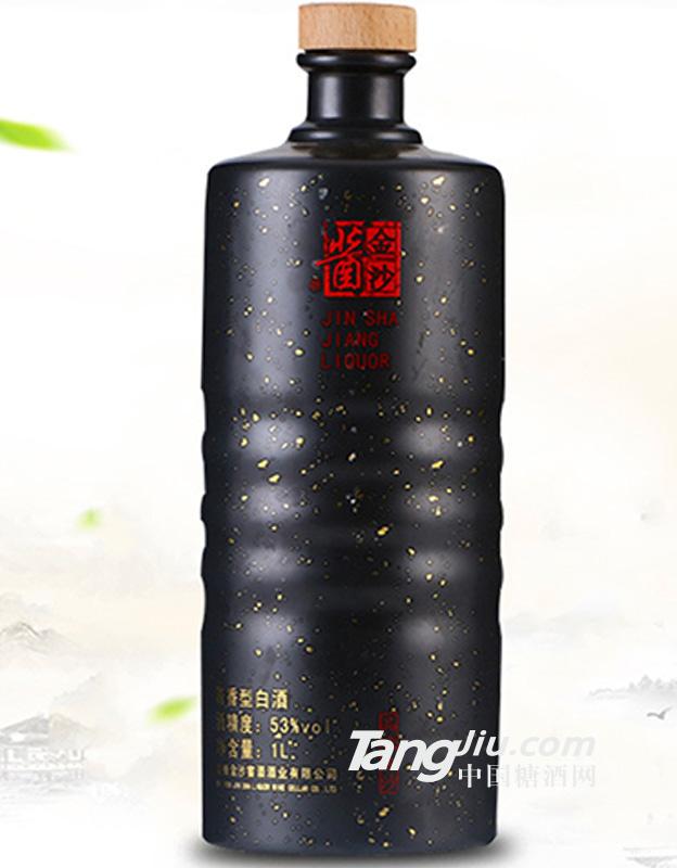 贵州金沙酱酒酱香型53度纯粮食白酒品味金沙黑瓶500ml