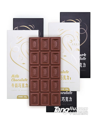 百诺纯黑巧克力68g