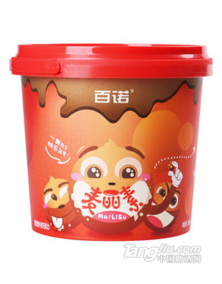 百诺520g桶装麦丽素牛奶夹心巧克力豆