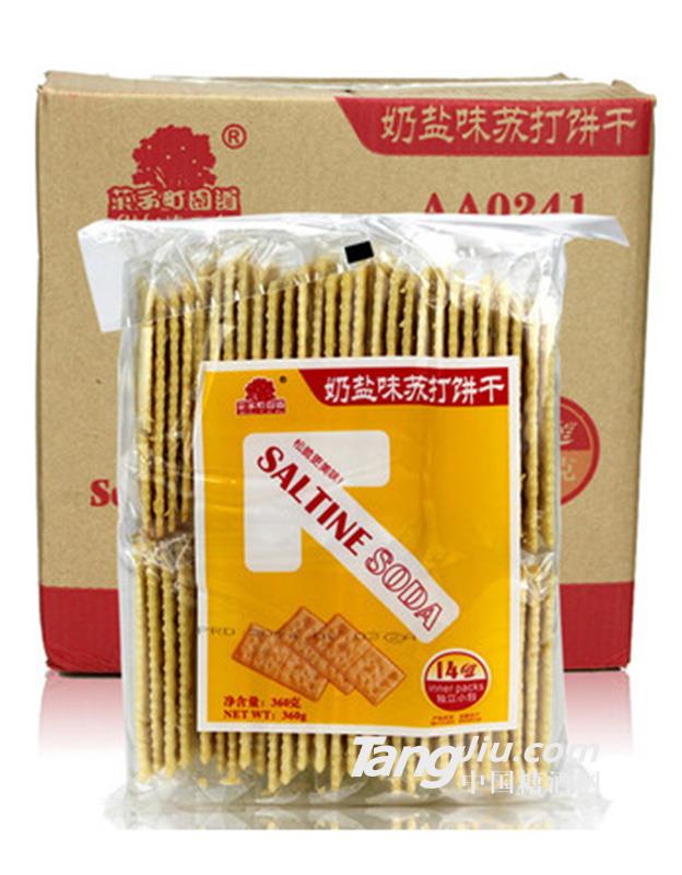 果子町奶盐苏打饼干360g12