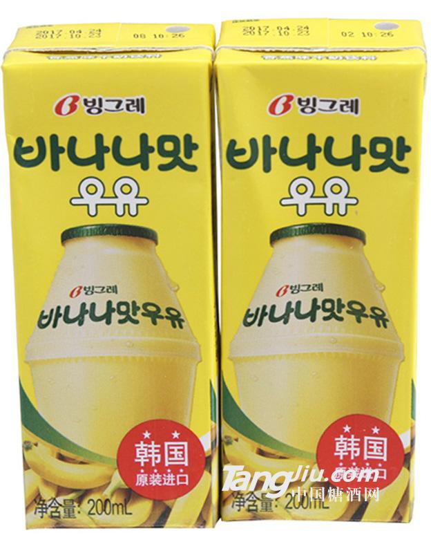 进口宾格瑞牛奶饮料香蕉味