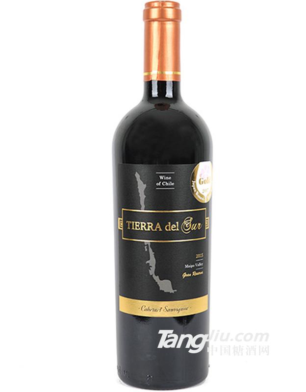 智利原瓶进口红酒格兰珍藏赤霞珠红葡萄酒重瓶型750ml