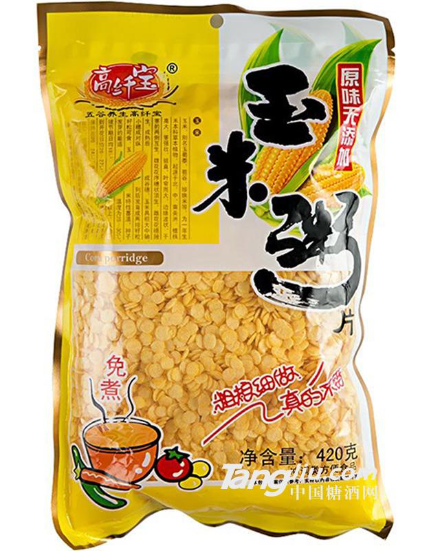 高纤宝膨化玉米粥片420g