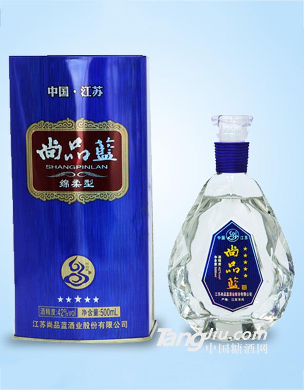 42°尚品蓝绵柔型白酒500ml