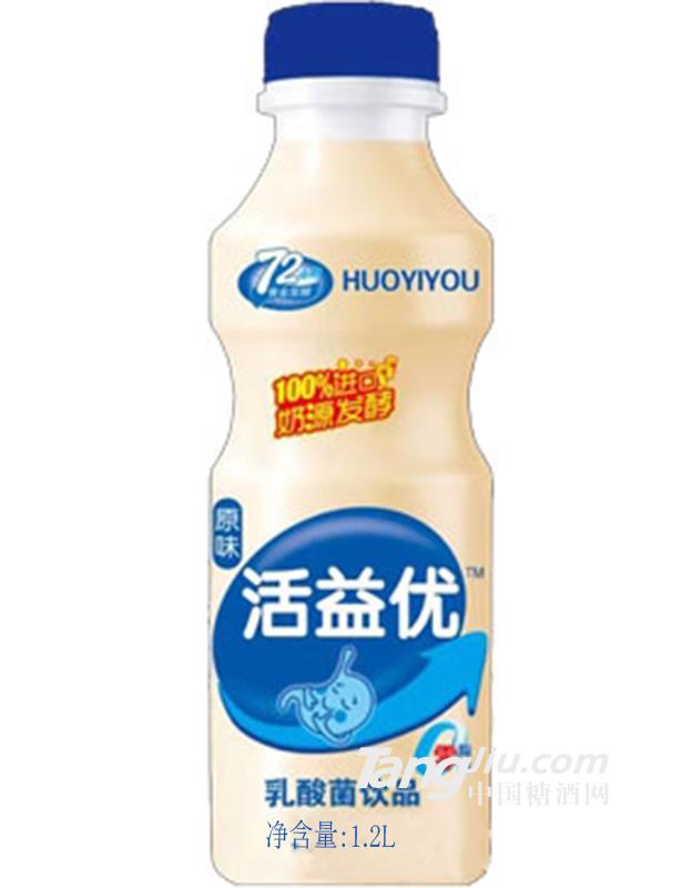 活益优乳酸菌饮品原味1.2l