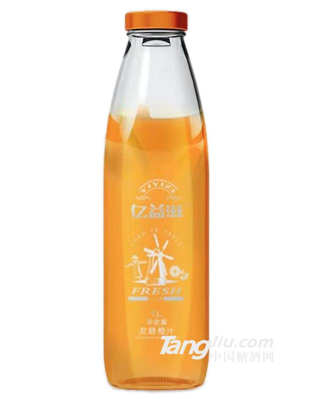 上首亿益滋发酵橙汁-1L×6瓶
