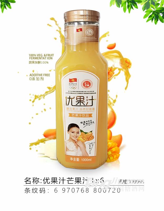 汇之果芒果汁1LX6