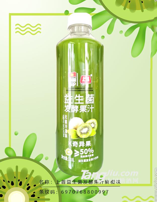 上首益生菌发酵果汁奇异果味1.18L×6