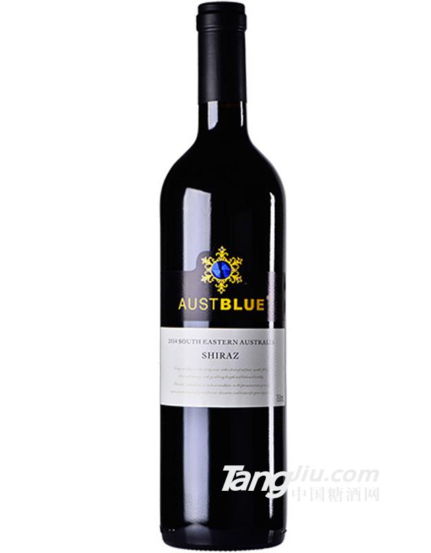AUSTBLUE 澳洲蓝钻西拉子2014干红葡萄酒750ml