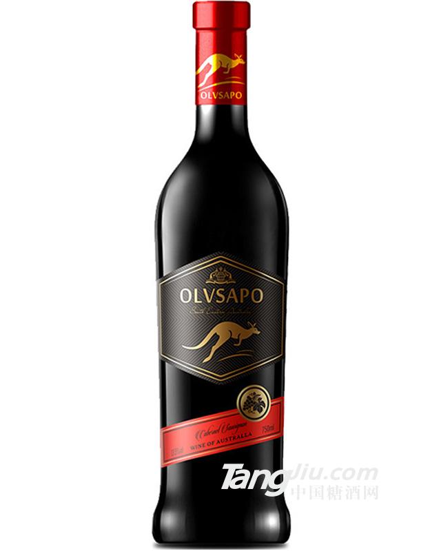 澳洲进口红酒袋鼠西拉750ml