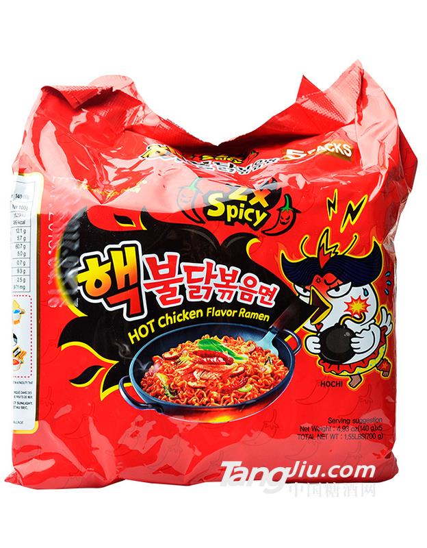 韩国进口三养倍辣核弹火鸡面-700g
