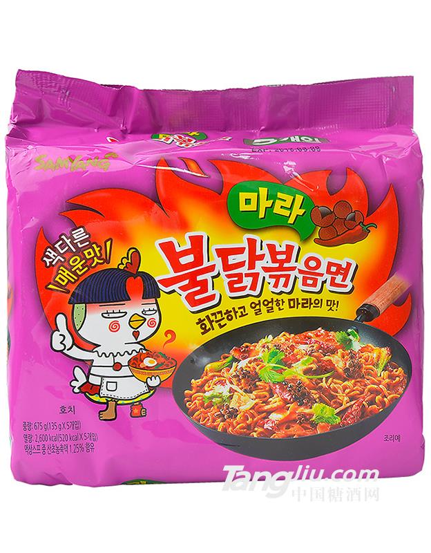 韩国进口三养超辣火鸡面-675g