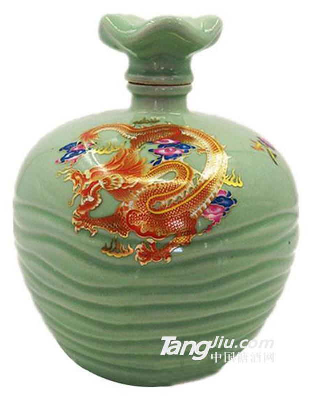 古法酿酒坊青釉双龙青坛3斤酒