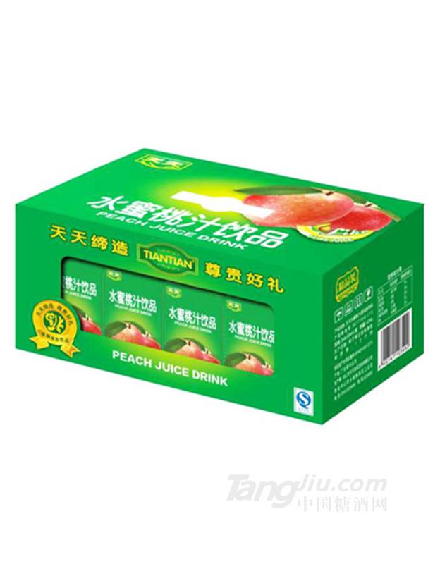 天天水蜜桃汁饮品开窗礼盒