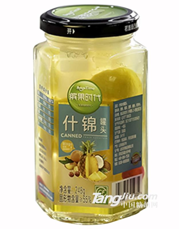 玻璃瓶装什锦罐头