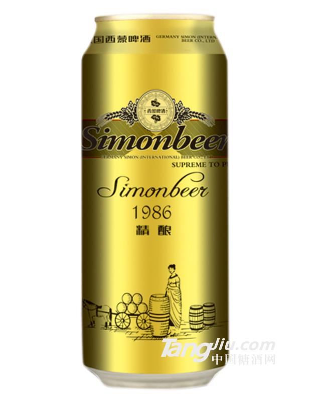西蒙精酿啤酒500mlx12罐