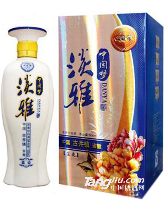 中国梦酒淡雅蓝瓷