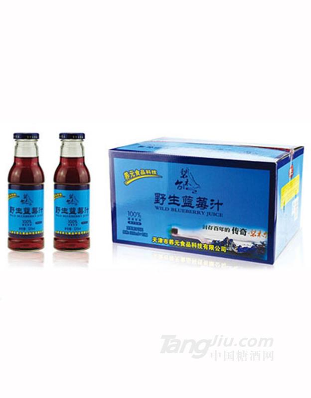 梨木台野生蓝莓汁320mlx15瓶