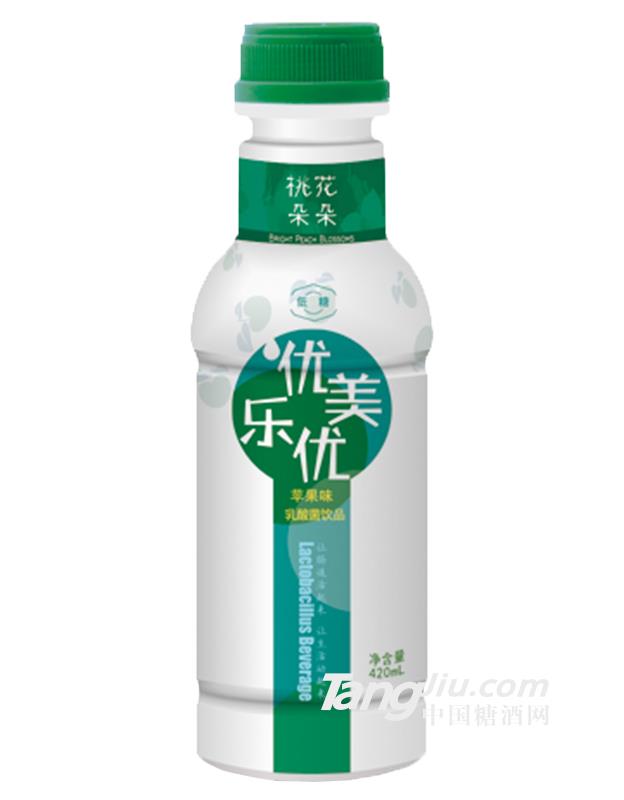 优美优乐苹果味乳酸菌饮料420ml