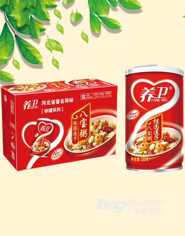养卫桂圆莲子八宝粥320gx12