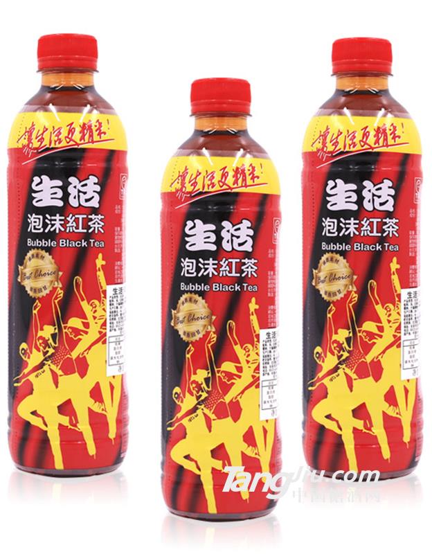 生活泡沫红茶饮料-590ml