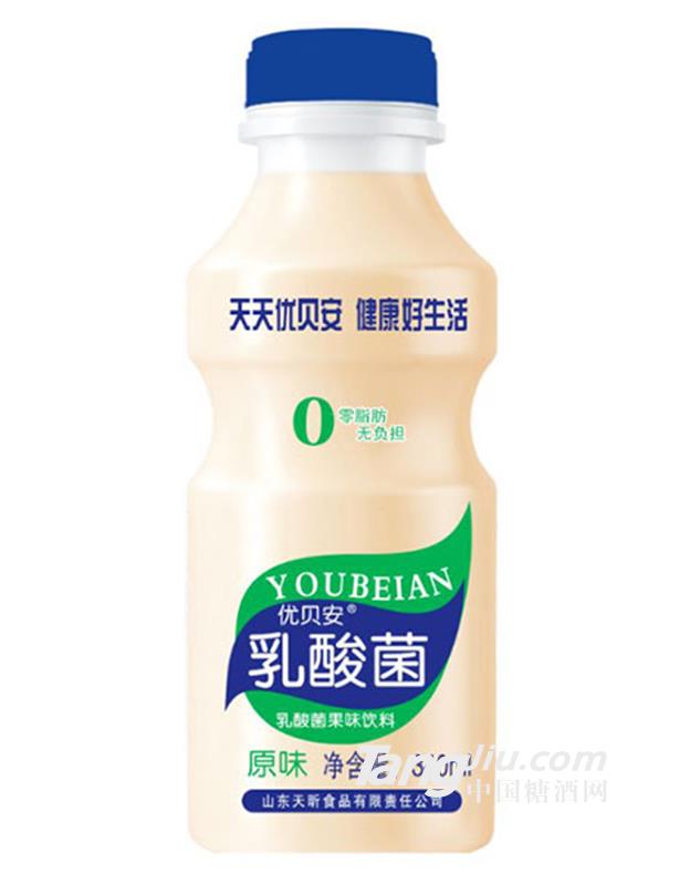 优贝安乳酸菌饮品原味340ml