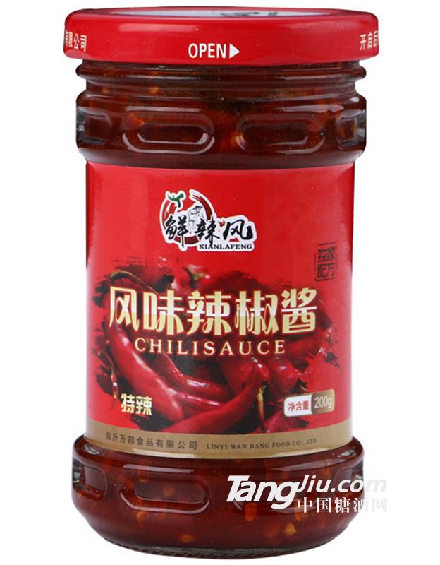 风味辣椒酱瓶装-200g
