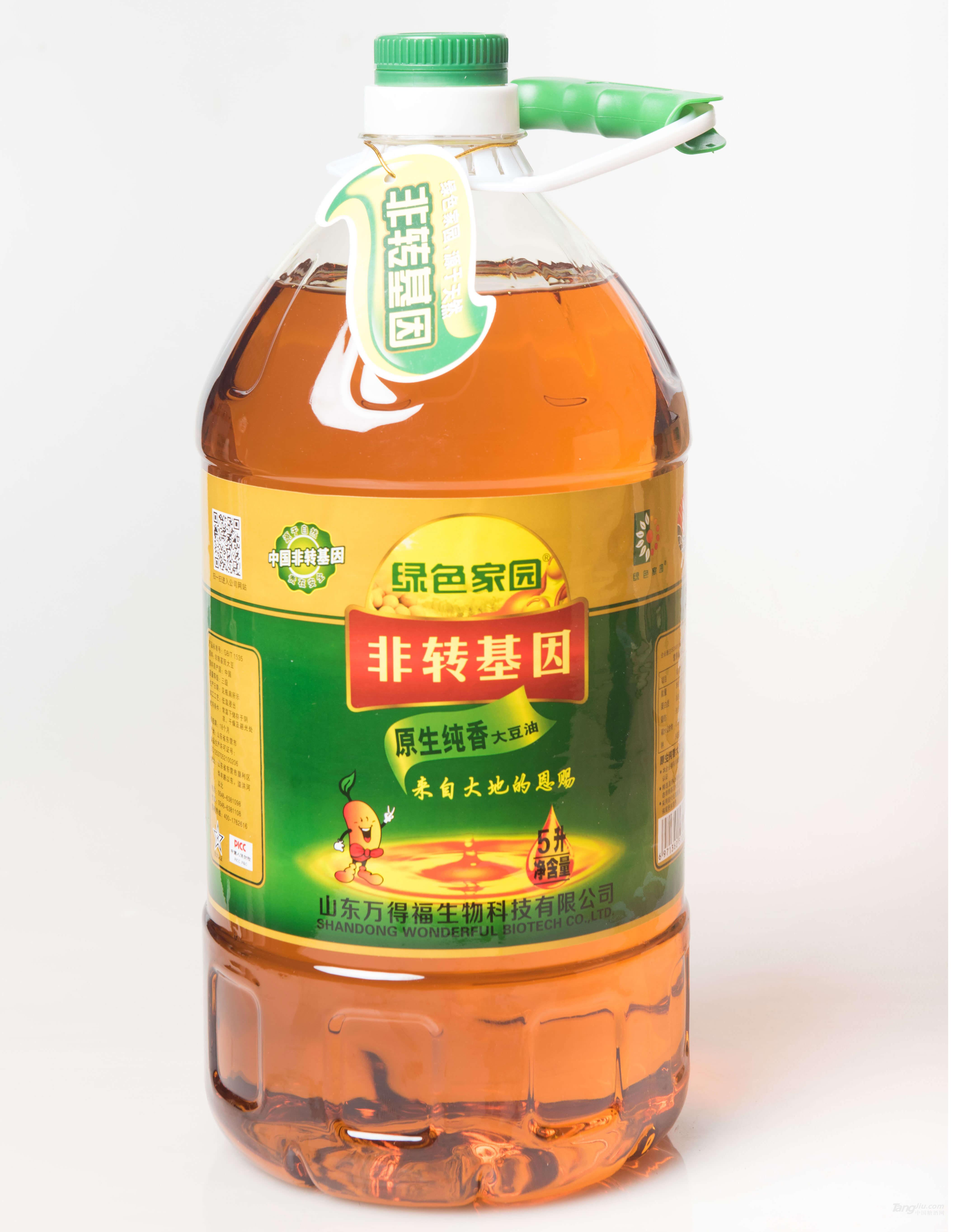 万得福三级大豆油5L