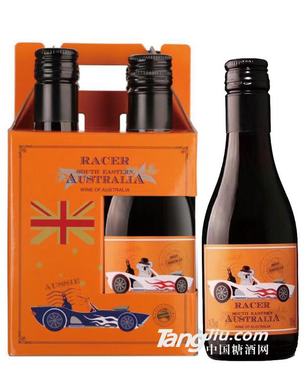 澳洲赛车手西拉干红葡萄酒（黄标）-187ml
