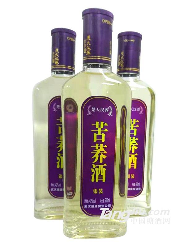 楚天汉荞苦荞酒（银装）42度-500ml