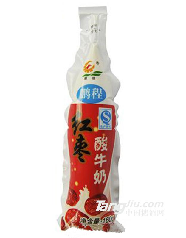 鹏程红枣酸牛奶160g